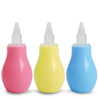 Inhalateur de soin de nez de lavage Nasal de bébé de Silicone empêchant le nettoyage de pointe molle d'aspirateur de reflux